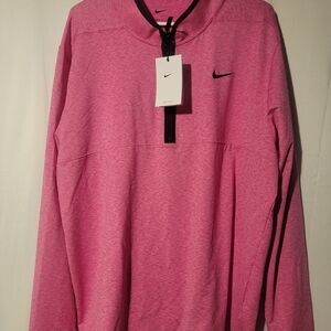 Nike Dri-FIT Victory Men's Half-Zip Golf Top Jacket DH1261 Pink XL